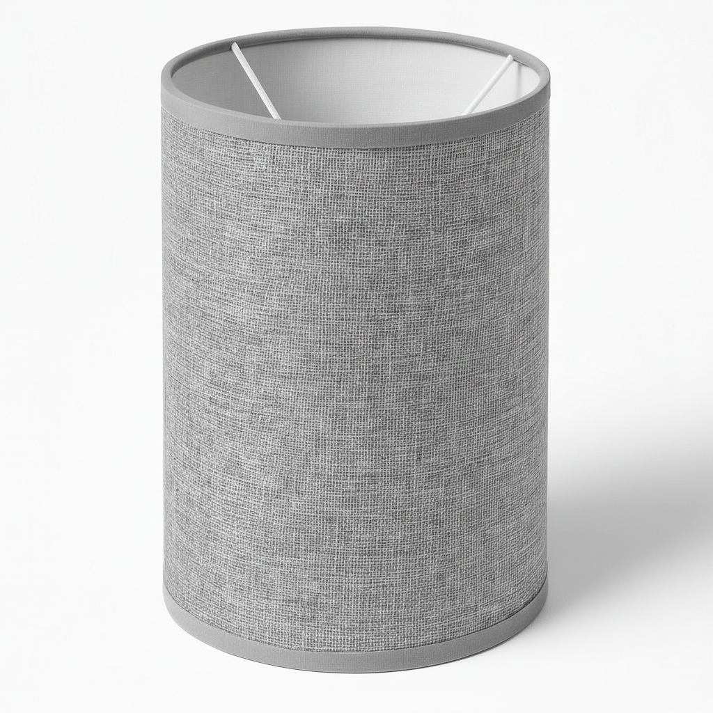 Abat-jour Lin – Cylindre Grisella Gris