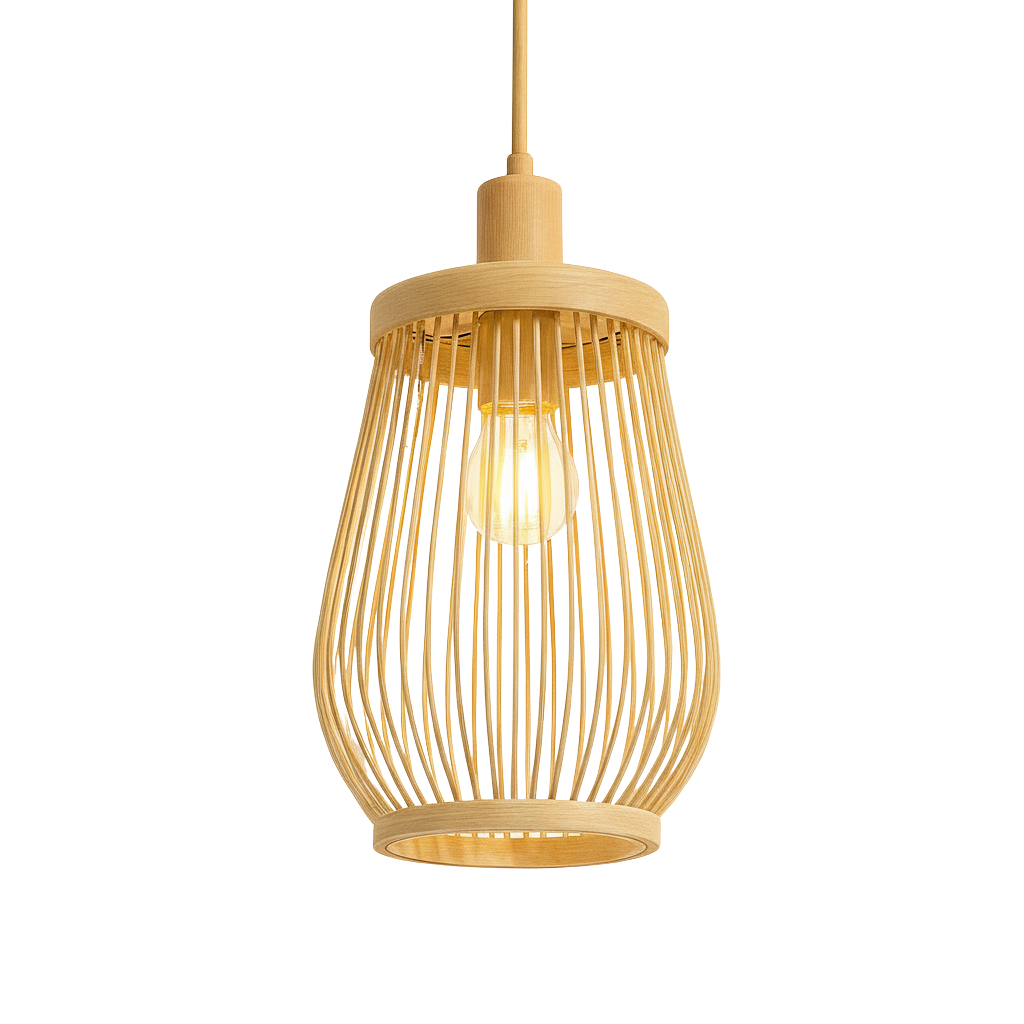 Abat jour Suspension Rotin – Luminaire Zen Ona