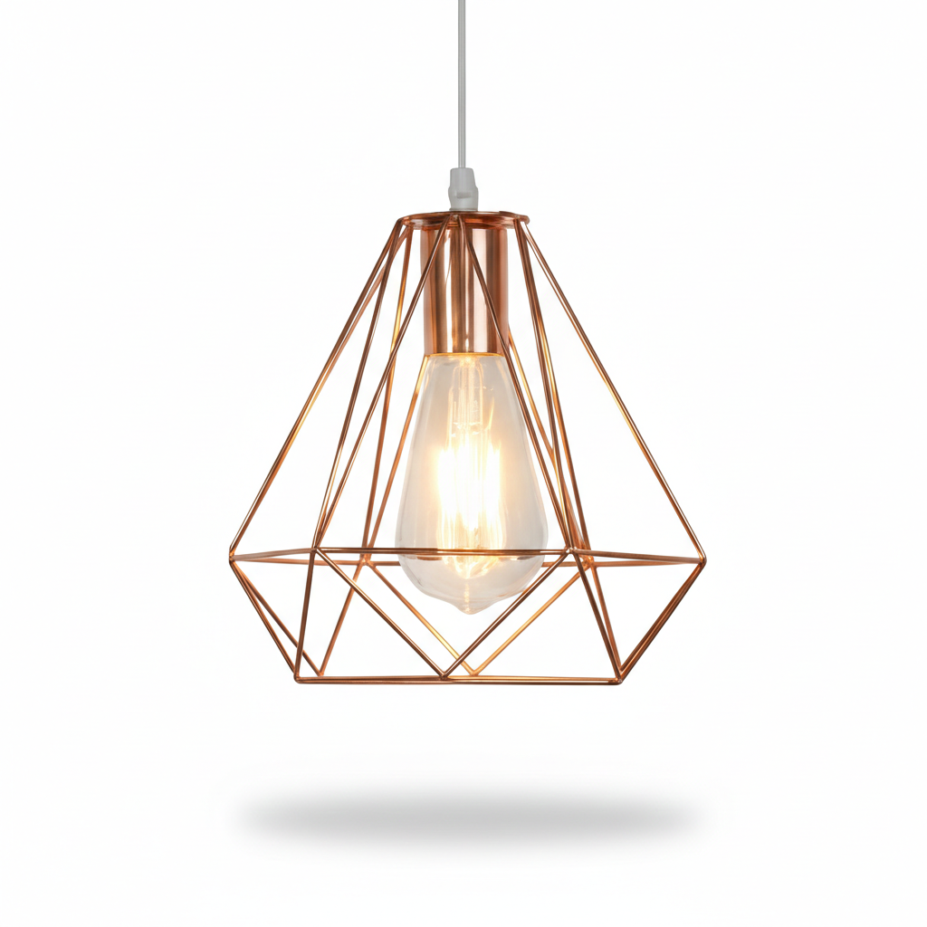 Abat Jour Suspension Métal – Aurea Cuivré