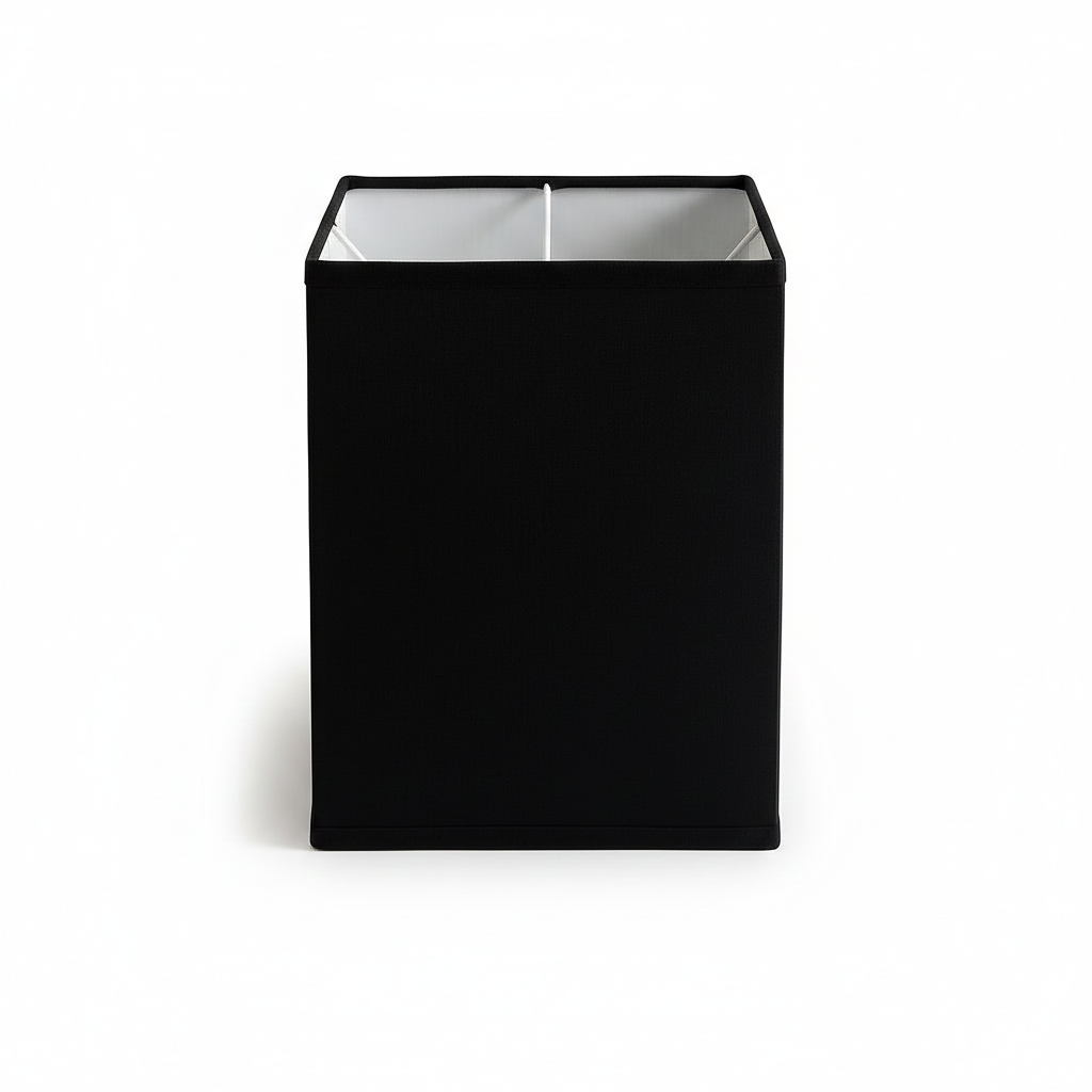 Abat Jour Tissu – Rectangulaire Noctura Noir