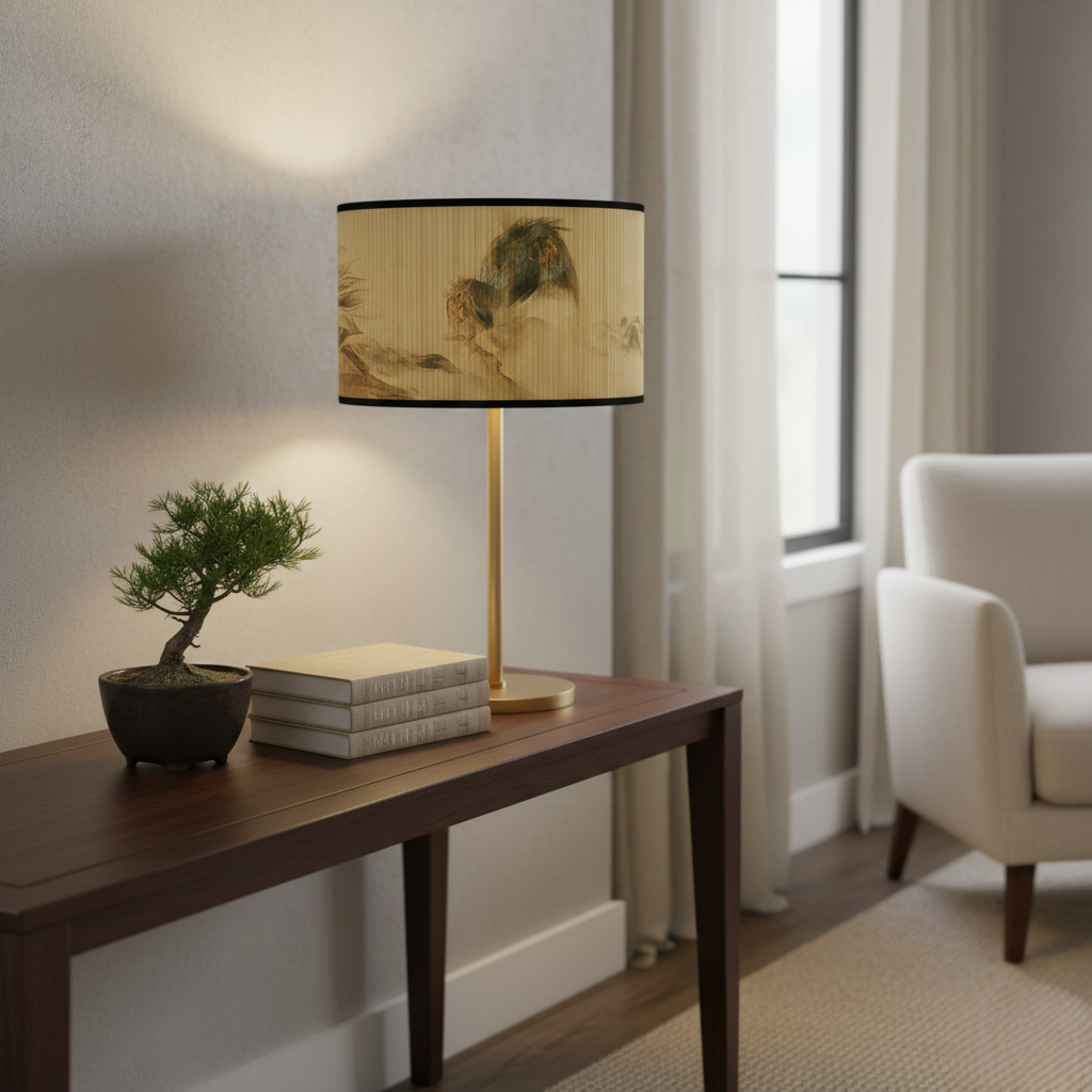 Abat Jour Bambou – Tambour Ether Raffiné