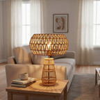 Abat Jour Suspension Rotin – Riva Japandi