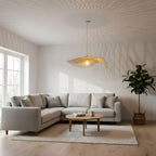 Abat-jour Suspension en rotin