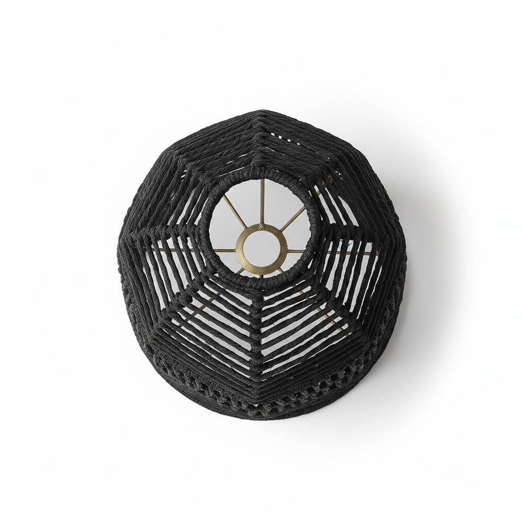 Abat Jour Rotin – Suspension Luminaire Bohème