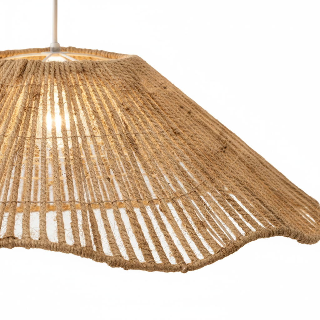 Abat Jour Suspension Japandi – Aura Tressé