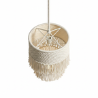 Abat-jour Suspension Coton – Luminaire Bohème