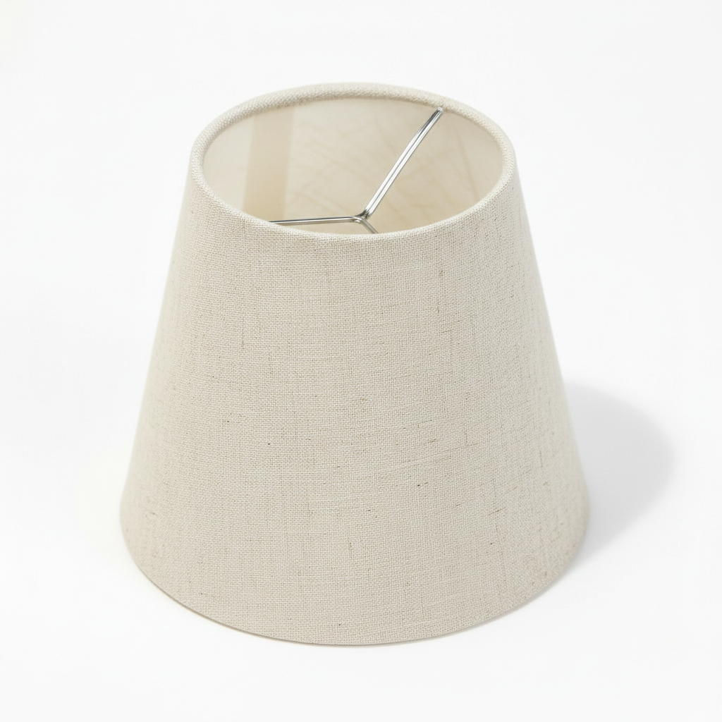 Abat Jour Conique Beige – Lot de 2