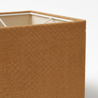 Abat Jour Carré Lin – Safran Lumière Douce