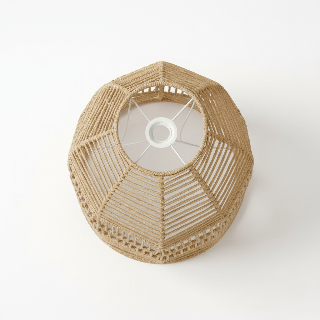 Abat Jour Rotin – Suspension Bohème Naturel
