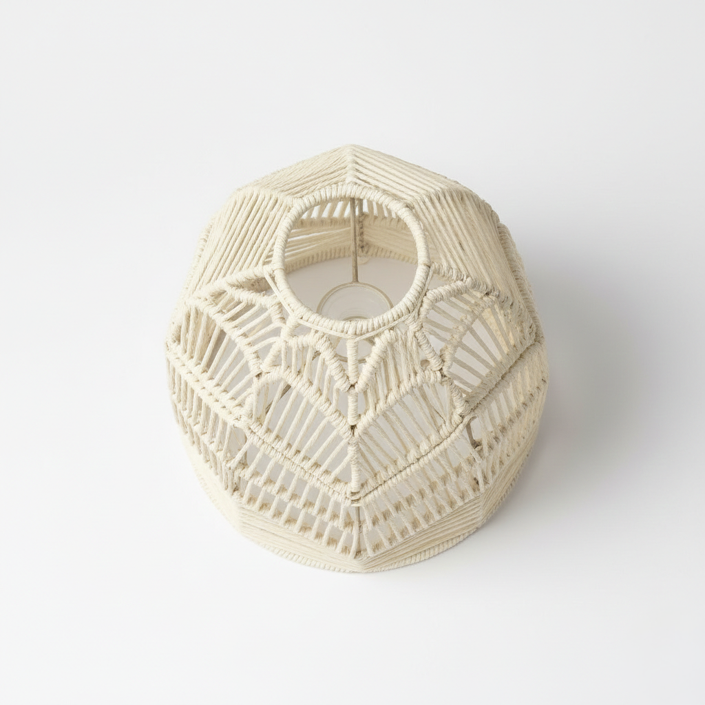 Abat Jour Suspension Rotin – Style Bohème Naturel