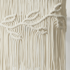 Abat Jour Suspension Macramé En Coton – Luminaire Bohème Lino