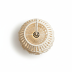 Abat jour Suspension Macramé Coton – Luminaire Bohème Viroa