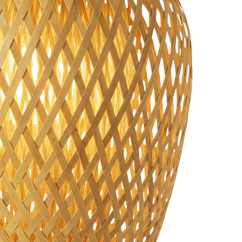 Abat jour Suspension Rotin – Luminaire Bohème Bali