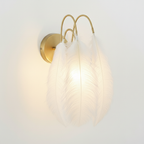 Abat Jour Plume Murale – Luminaire Bohème Élégant