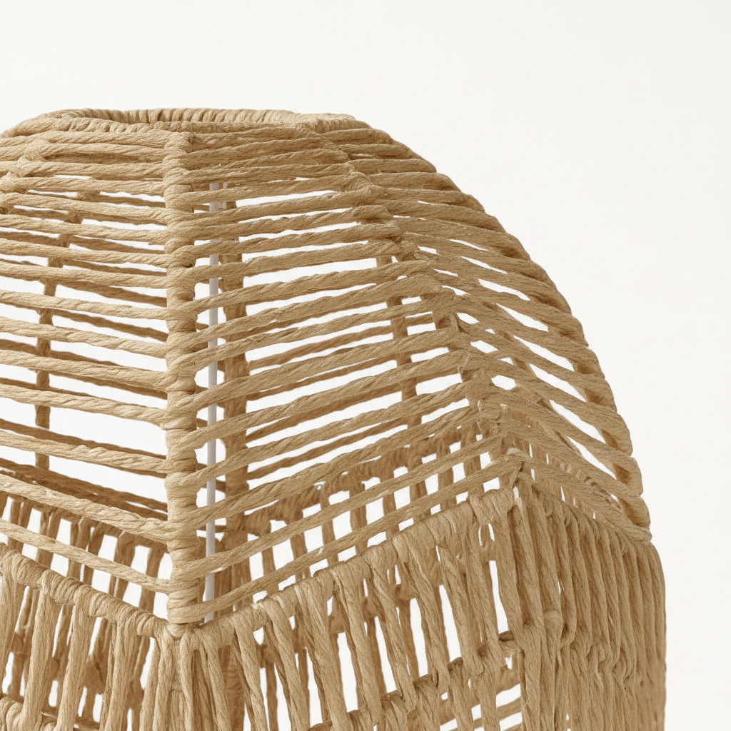 Abat Jour Rotin – Suspension Bohème Naturel