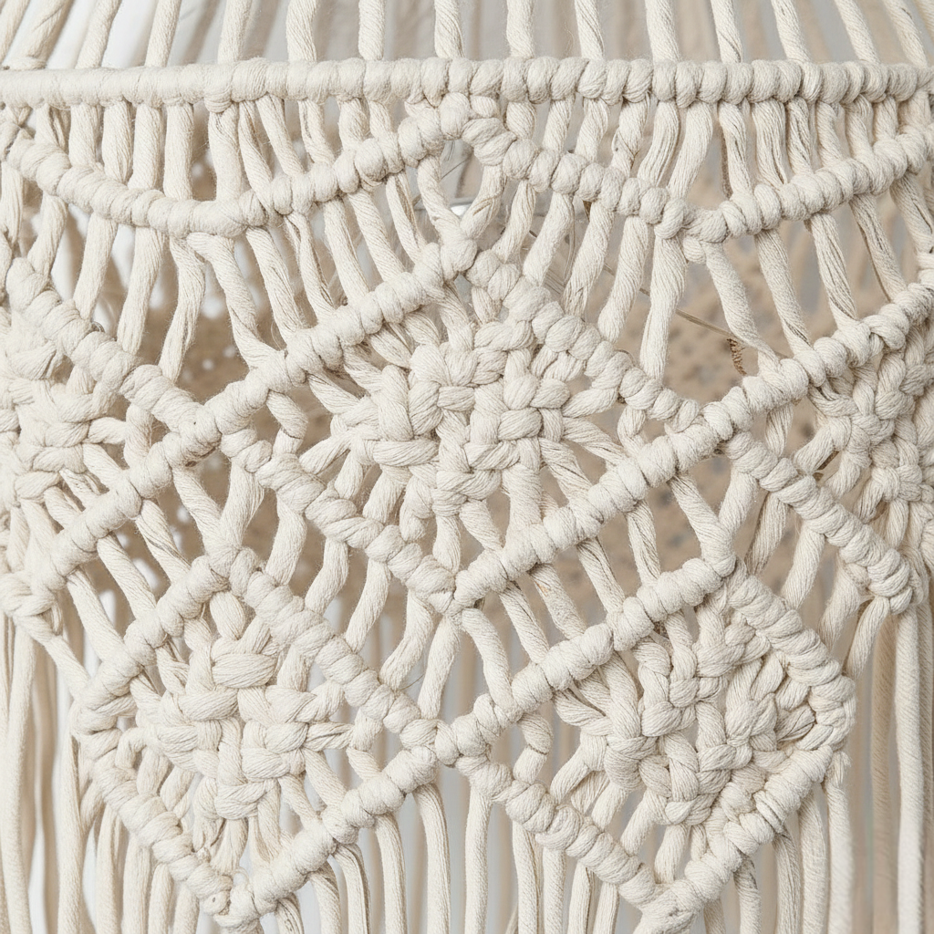 Abat Jour Macramé – Suspension Bohème Nila