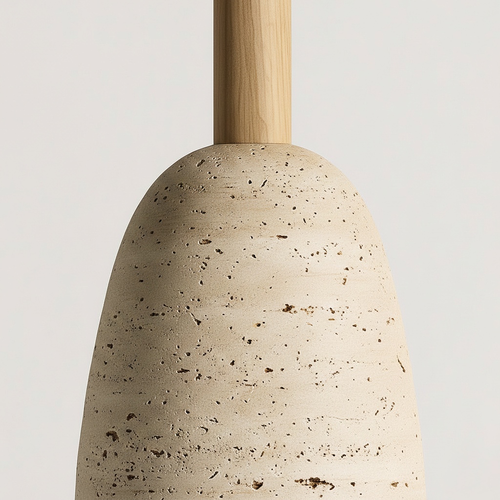 Abat-Jour Suspension Travertin – Bellaro Naturel