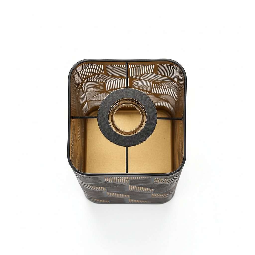 Abat Jour Métal Rectangulaire – Design Industriel