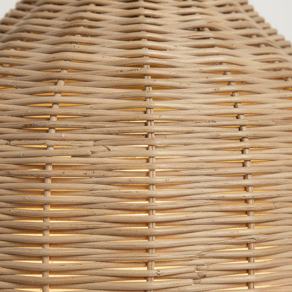 Abat jour Suspension Rotin – Luminaire Bohème Nera