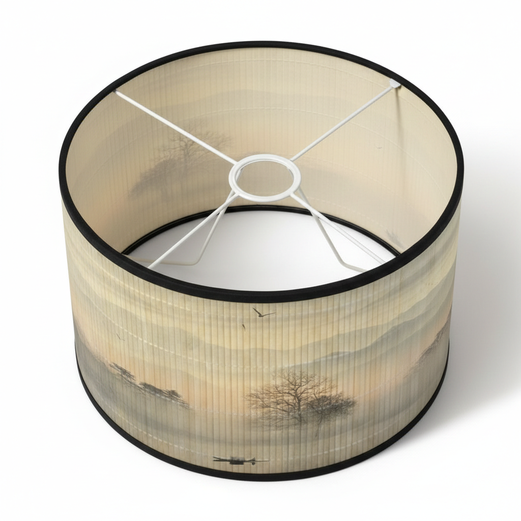 Abat Jour Bambou Shade – Tambour Art Déco