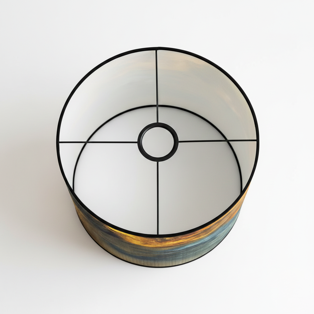 Abat Jour Bambou Aurore – Tambour Art Déco