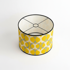 Abat Jour Bambou – Tambour Cercles Jaunes