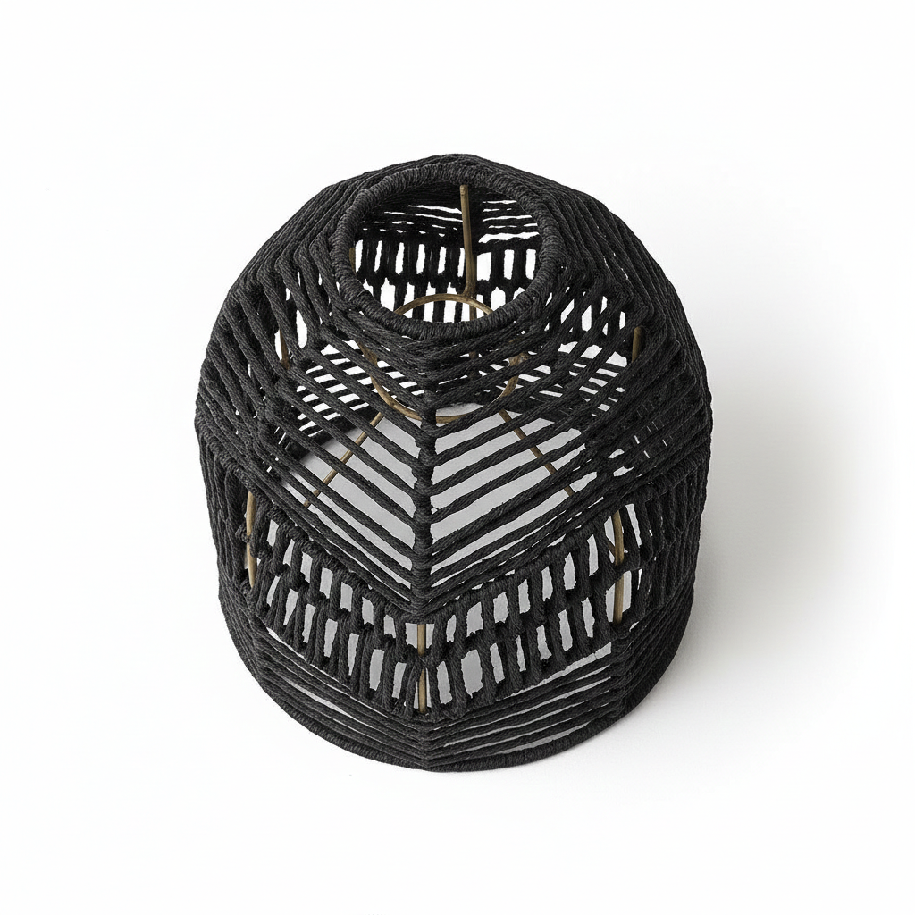 Abat Jour Rotin – Suspension Luminaire Bohème