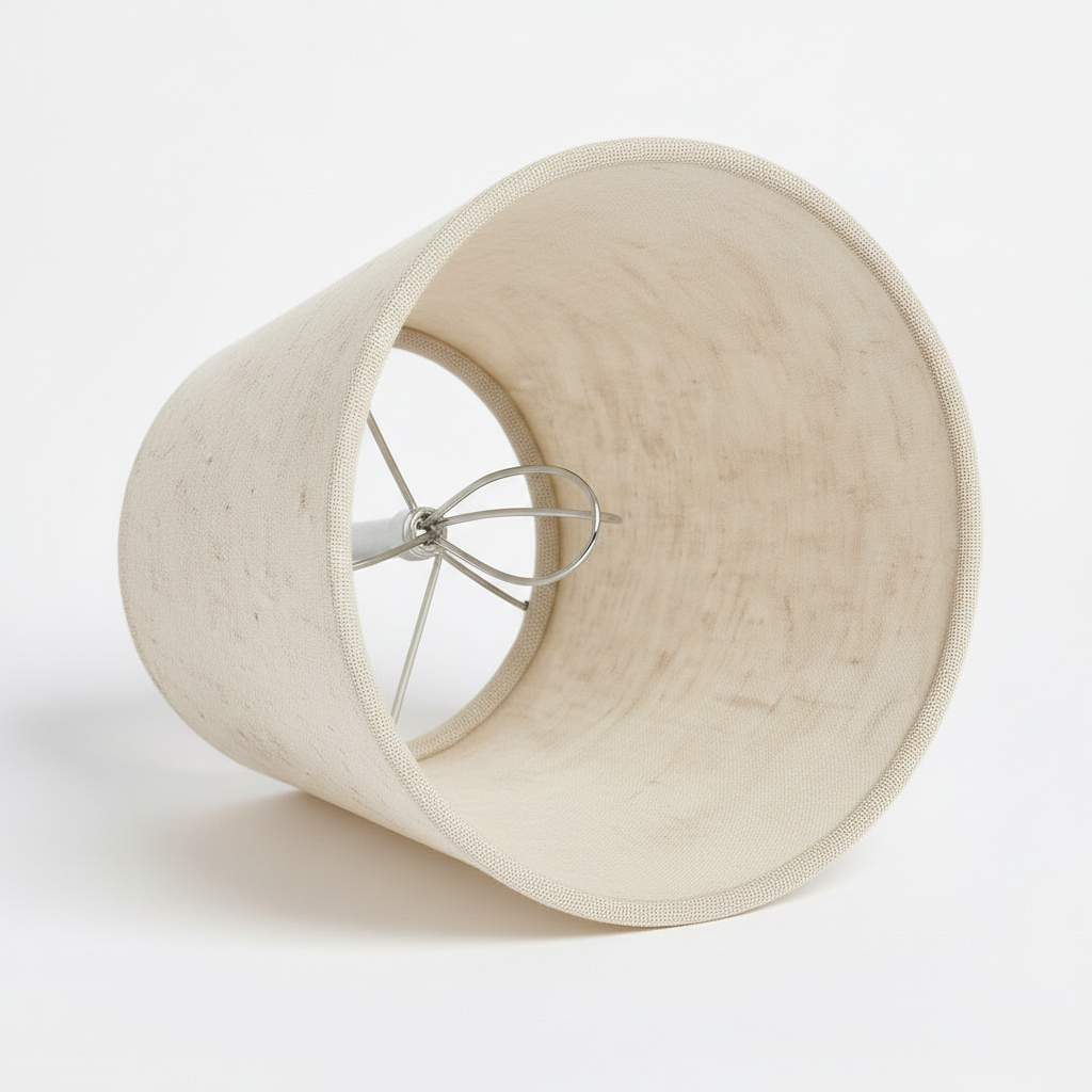 Abat Jour Conique Beige – Lot de 2