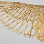 Abat-jour Suspension en rotin