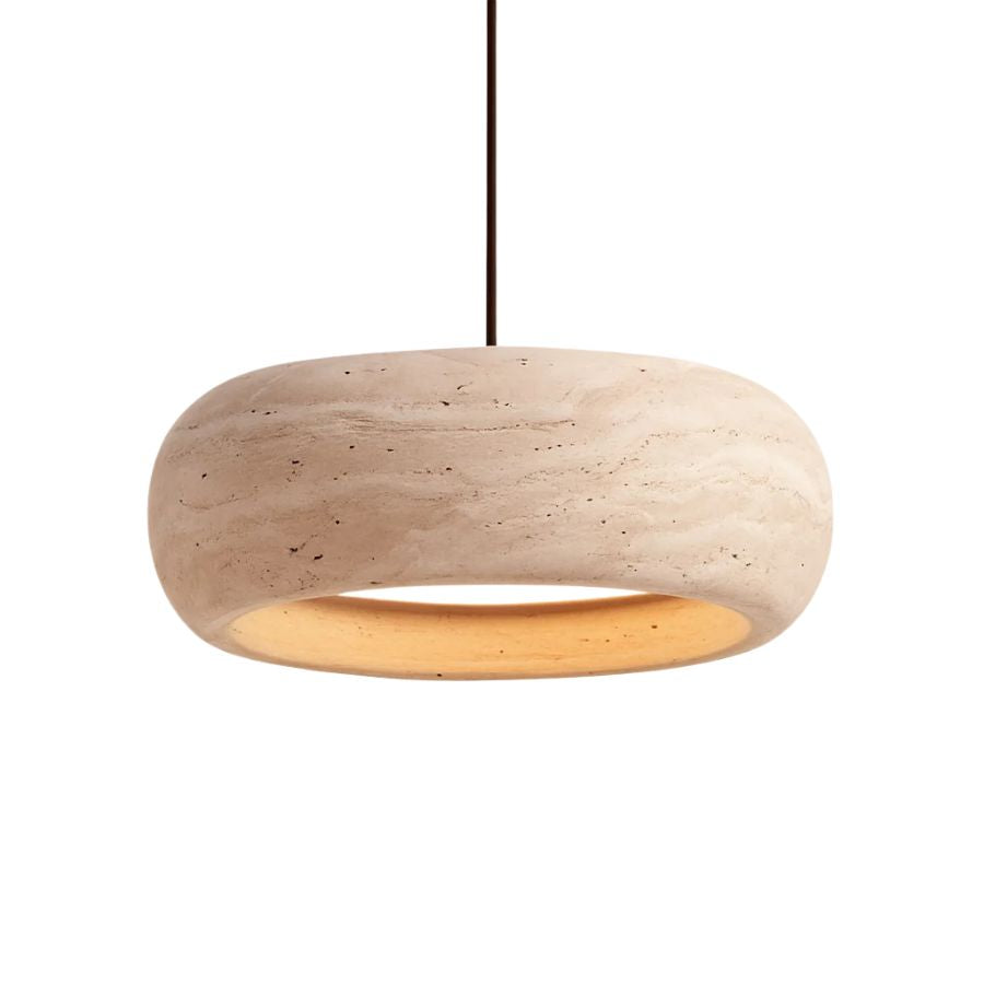 Abat-jour Suspension en travertin
