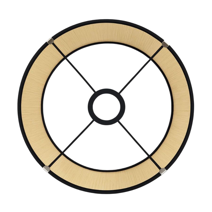 Abat-jour Bambou Fleuri