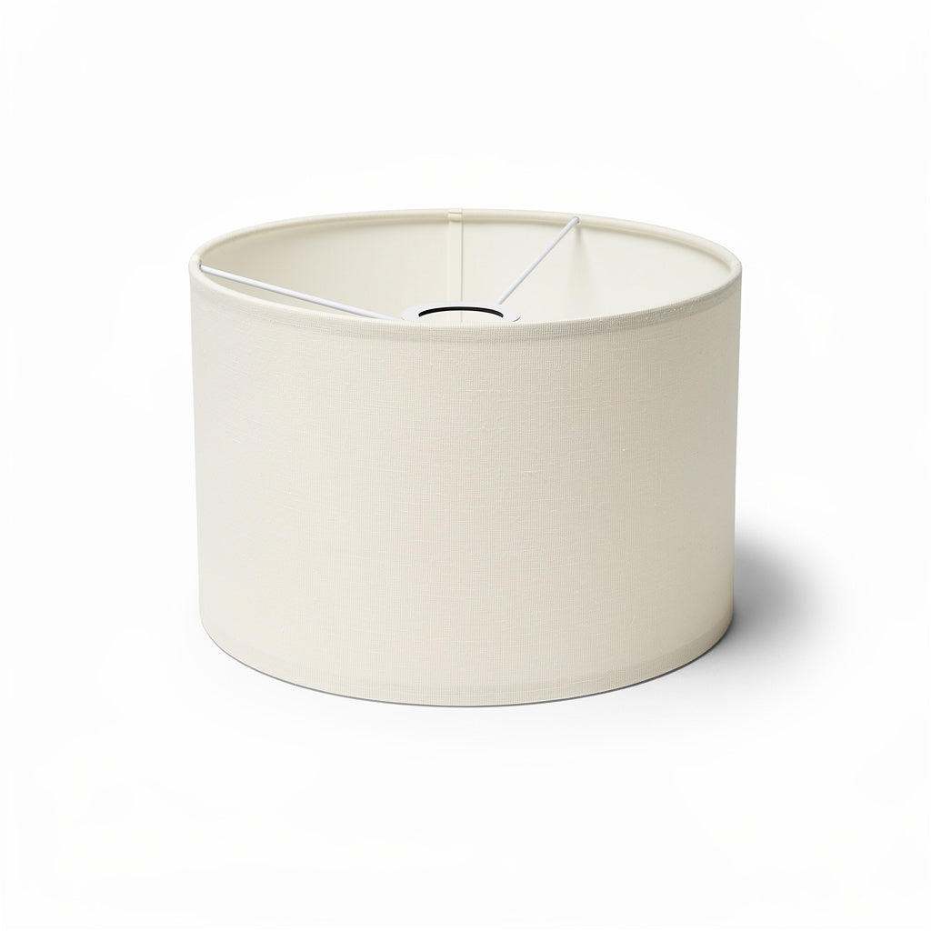 Abat-jour en tissu Blanc