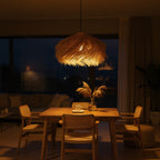 Abat Jour Suspension en Rotin – Design Bohème