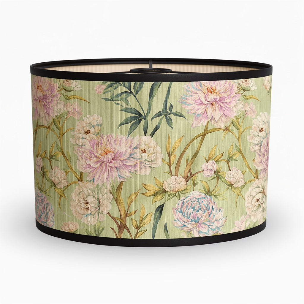 Abat-jour Bambou Fleuri