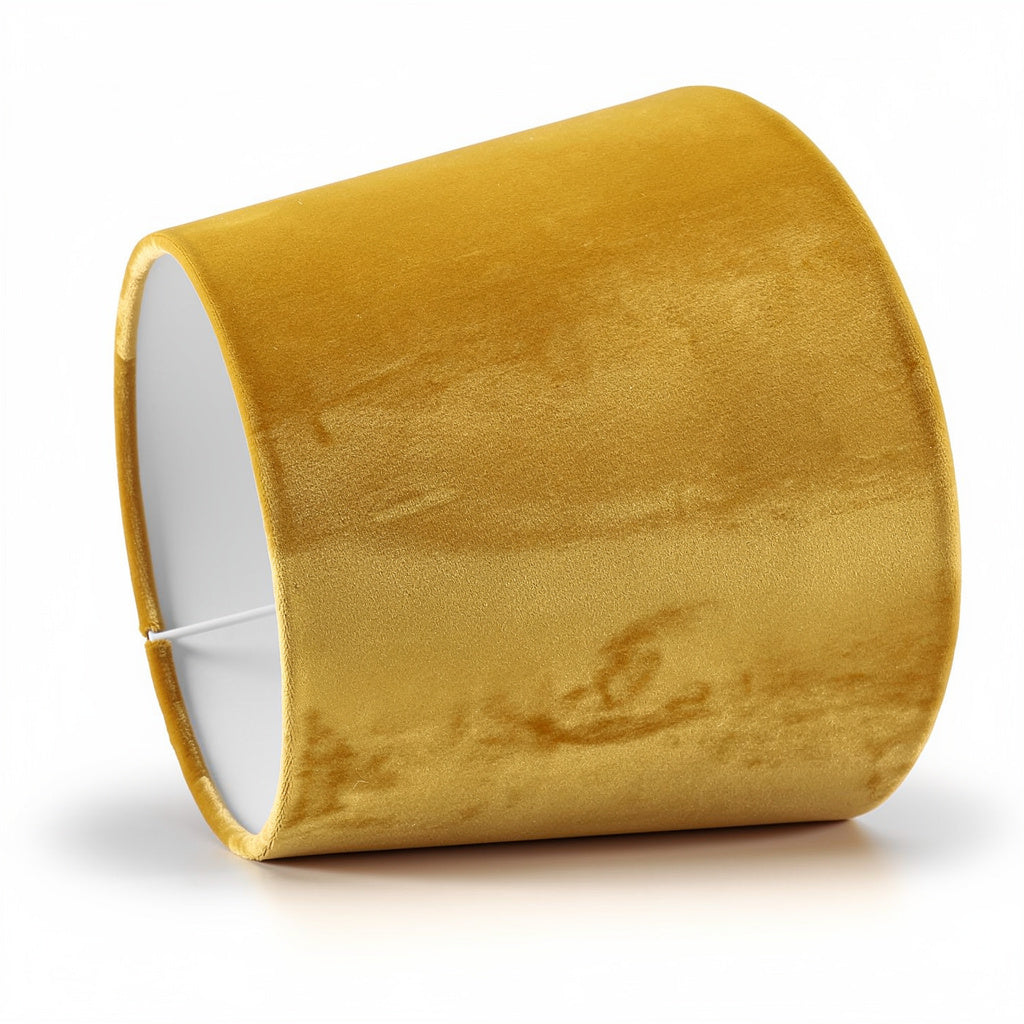 Abat-jour tissu de Velours Conique