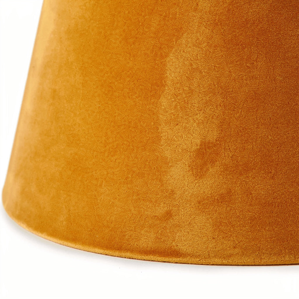 Abat-jour tissu de Velours Conique