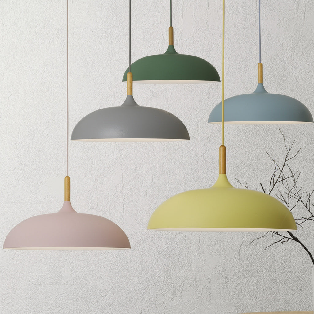 Abat jour en Suspension de couleur