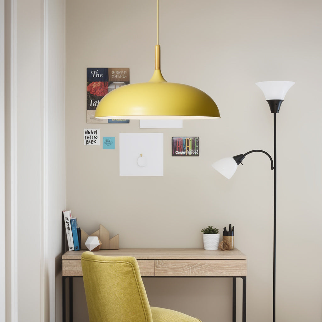 Abat jour en Suspension de couleur