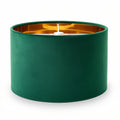 Abat-jour Vintage en velours vert