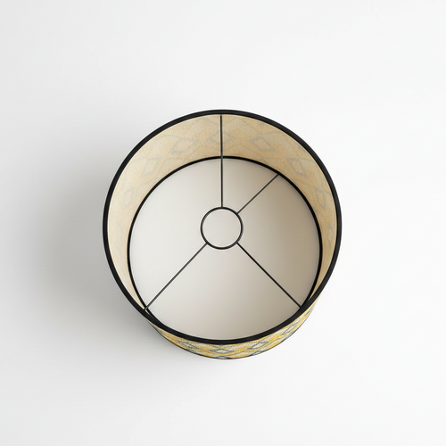 Abat Jour Bambou Jaune – Tambour Bohème
