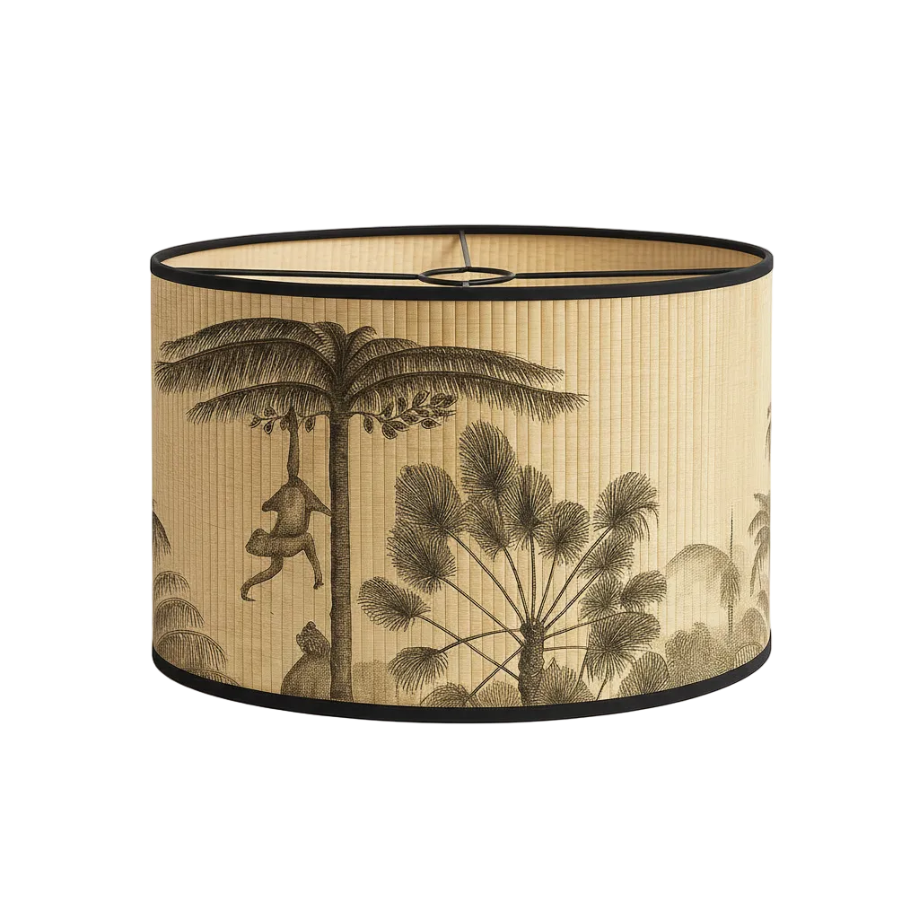Abat Jour Bambou Jungle – Tambour Monkey
