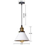 Abat jour Suspension Vintage Industrielle