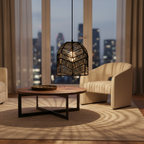 Abat Jour Rotin – Suspension Luminaire Bohème