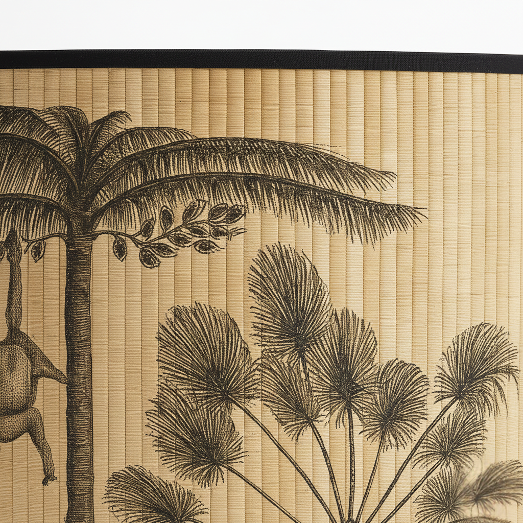 Abat Jour Bambou Jungle – Tambour Monkey
