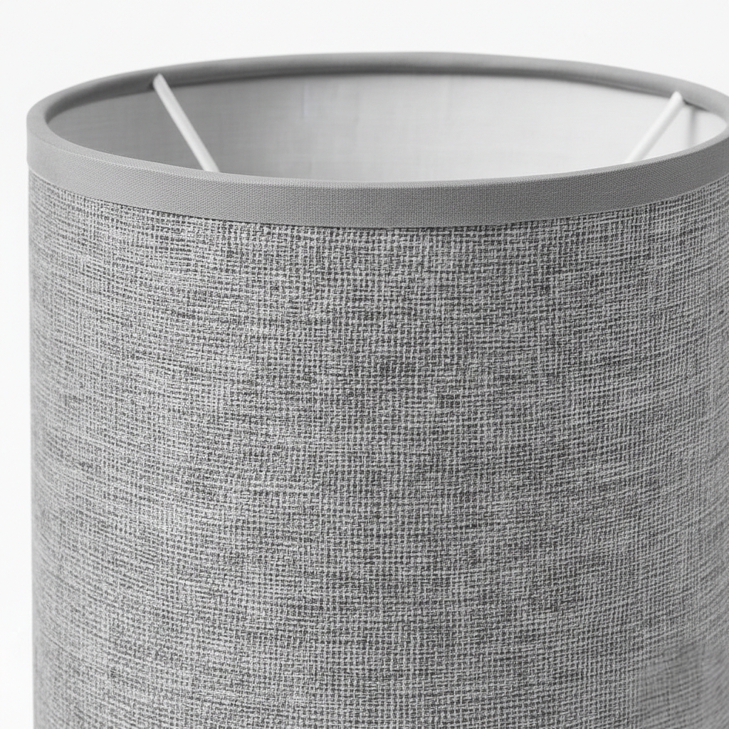 Abat-jour Lin – Cylindre Grisella Gris