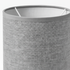 Abat-jour Lin – Cylindre Grisella Gris