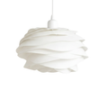 Abat Jour Suspension Design Blanc – Luminaire Floral Moderne